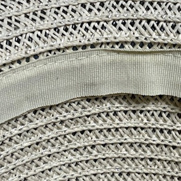 Tampa Bay Rays Paper Sun Hat, Wide Brim, TB Blue Yellow Ribbon Band Adult Size - Picture 11 of 11